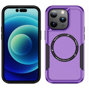 Entronix [Magnetic] Case Compatible with iPhone 16 Pro - Soft-Touch Dual-Layer Sleek Cover - 1 of 4