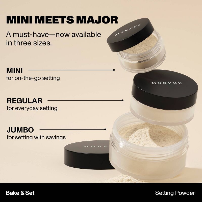 Morphe Bake & Set Soft Focus Setting Powder - Translucent - Ulta Beauty, 6 of 7