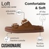 CUSHIONAIRE Loft Women’s Slide Sandal – Double Buckle Slip-On with Woven Detail, Adjustable Straps & Memory Foam - 2 of 4