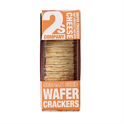 2's Company Sesame Waffer Crackers - 3.5oz