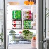 2 Pack Soda Can Organizer & Dispenser for Refrigerator - Stackable Drink Organizer Holds 12 Cans Each - 3 of 4