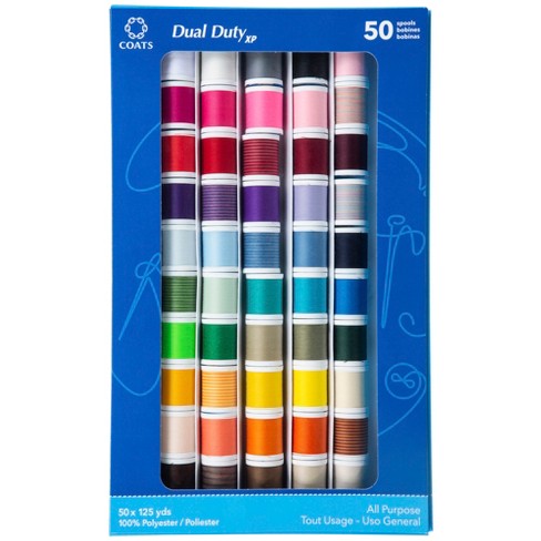 Coats & Clark Dual Duty Xp General Purpose Thread Collection, Multiple  Colors : Target