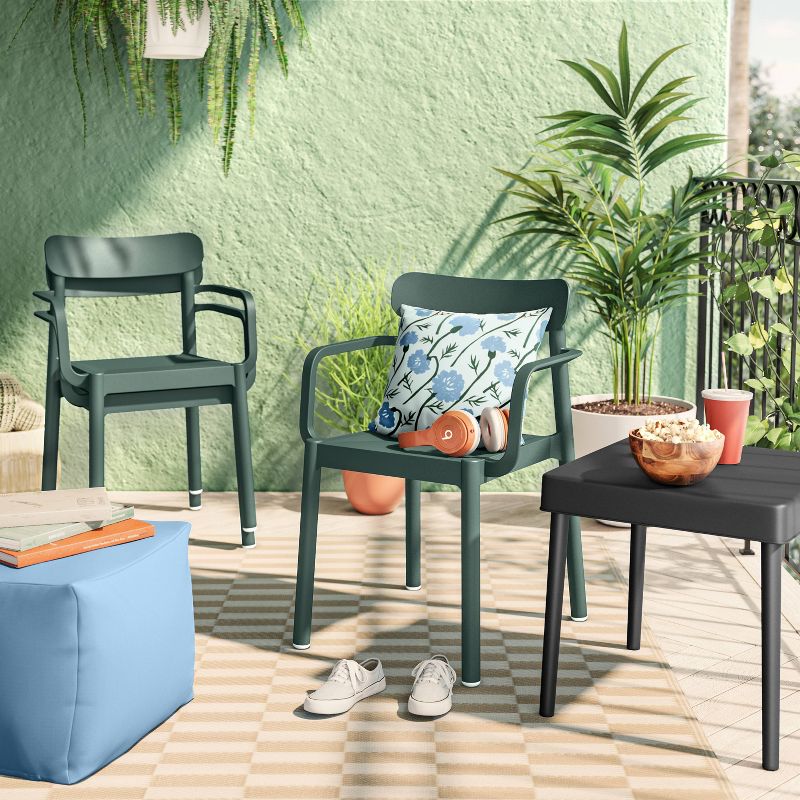 Square Elba Outdoor Patio Accent Table - Room Essentials™
, 3 of 6