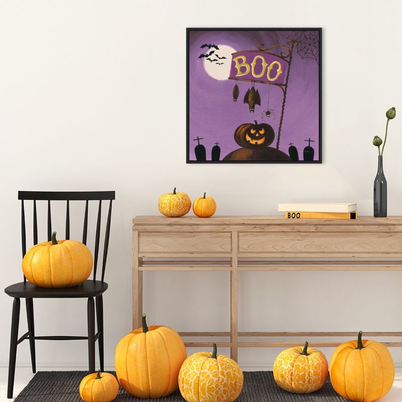 Amanti Art Happy Haunting IV by Lisa Audit Framed Canvas Wall Art, 5 of 9