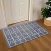 VECELO Front Door Mat Welcome Mat, Absorbent Muddy Kitchen Rugs, Non-Slip Rubber Backing Doormat - 2 of 4