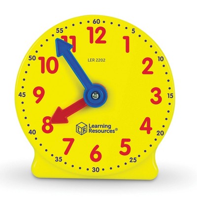 Learning Resources Big Time Mini Clock Teaching Clock Classroom Accessories Ages 5plus