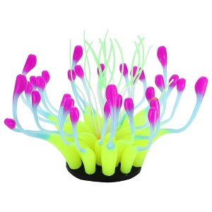 Unique Bargains Glowing Silicone Aquarium Simulation Coral Fish Tank Decoration - 1 of 4