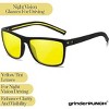 grinderPUNCH Polarized Driving Sunglasses for Men Lightweight UV400 Protection Anti Glare Square Sun Glasses - 4 of 4