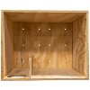 JCs Wildlife Large Barn Owl Box with Exercise Platform: Do It Yourself Assembly Kit - 4 of 4