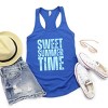 Simply Sage Market Sweet Summer Time Block Distressed Racerback Tank - 3 of 4
