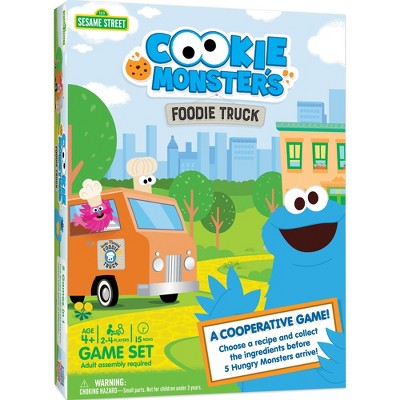 🕹️ Play Sesame Street Cookie Monster's Foodie Truck Game: Free Online  Cookie Monster Cooking Video Game for Kids