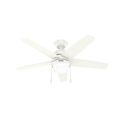 44" Bardot Ceiling Fan with Light Kit and Pull Chain (Includes LED Light Bulb) - Hunter Fan