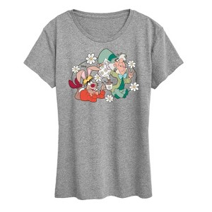 Women's - Disney - Alice in Wonderland Short Sleeve Graphic T-Shirt - 1 of 4
