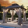 RUMSEM Aluminum Frame Canopy with Double Galvanized Steel Roof - 2 of 4