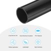 Unique Bargains Water Plumb DIY Crafts High Impact Rigid Round Pipes 8" Length - 3 of 4