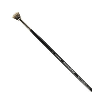 Creative Mark Hamburg Premiere Professional Oil Painting Brushes - Fan Oil Paint Brush - Handmade in Germany, Natural & Synthetic Hair Blend, Long - 1 of 4