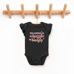 The Juniper Shop Mama's Snuggle Bunny Baby Flutter Sleeve Bodysuit - 1 of 2