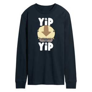 Men's - Avatar: The Last Airbender - Cute Appa Yip Yip Long Sleeve Graphic T-Shirt - 1 of 4