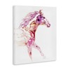Stupell Industries Abstract Pink Horse Galloping Canvas Art - 2 of 4