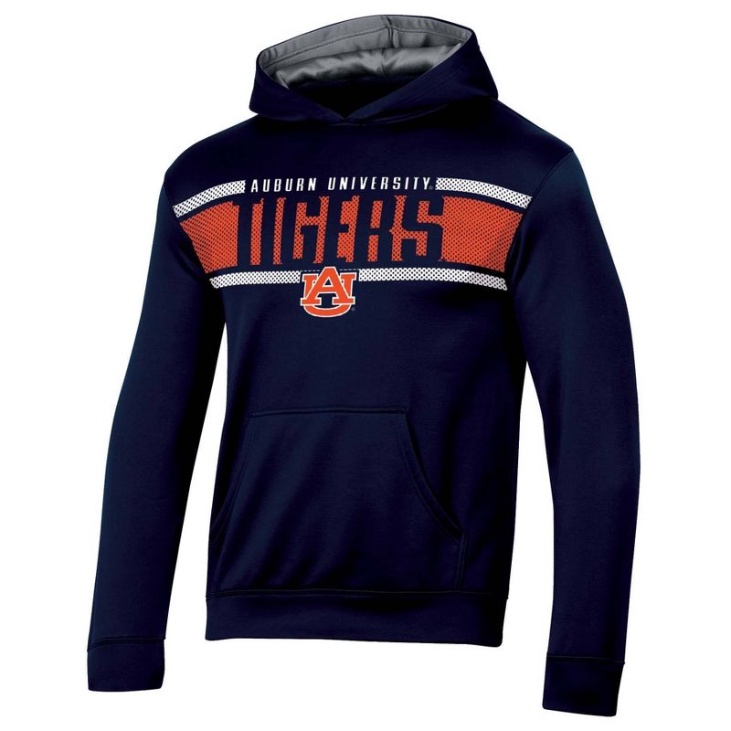 NCAA Auburn Tigers Boys&#39; Poly Hooded Sweatshirt, 1 of 4