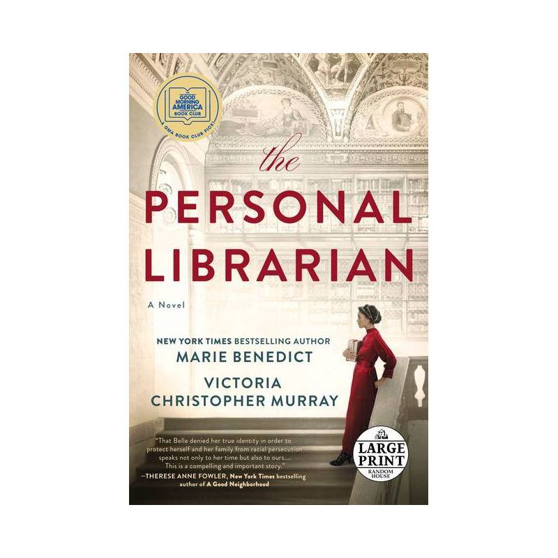 The Personal Librarian - Large Print by  Marie Benedict & Victoria Christopher Murray (Paperback), 1 of 2