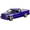 2006 Chevrolet Silverado Custom Pickup Truck Blue Metallic "Die-Cast Collection" Series 1/25 Diecast Model by Motormax - 2 of 3