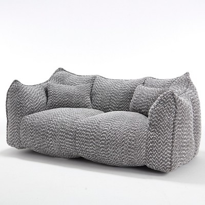 Vynxaria Soft Bean Bag Chair - High Resilience Foam Recliner for Two
