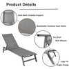 Five-Position Adjustable Aluminum Recliner Outdoor Chaise Lounge Chair - 4 of 4