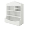 XIYUYEU 3-tier 47.24" H Storage Cabinet Bookcase with 10-shelf Bookcase for Office - 2 of 4