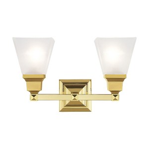 Livex Lighting Mission 2 - Light Vanity in  Polished Brass - 1 of 1