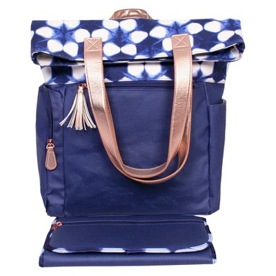 Floral backpack diaper shop bag cloud island