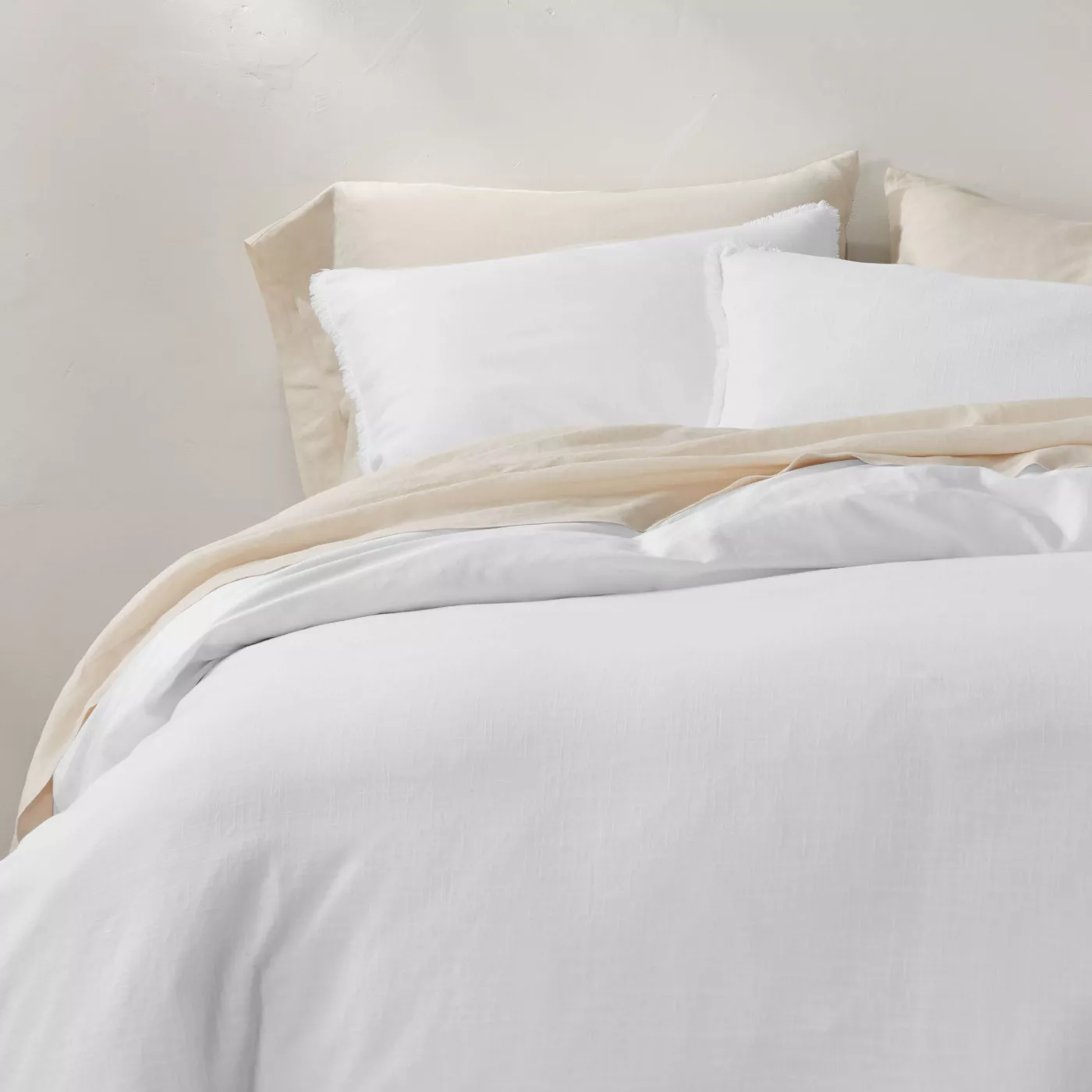 Shop Heavyweight Linen Blend Duvet & Pillow Sham Set - Casaluna™ from Target on Openhaus