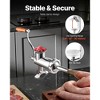 VEVOR Manual Meat Grinder, 304 Stainless Steel Hand Meat Grinder with Steel Table Clamp, Meat Mincer Sausage Maker, Silver - 3 of 4