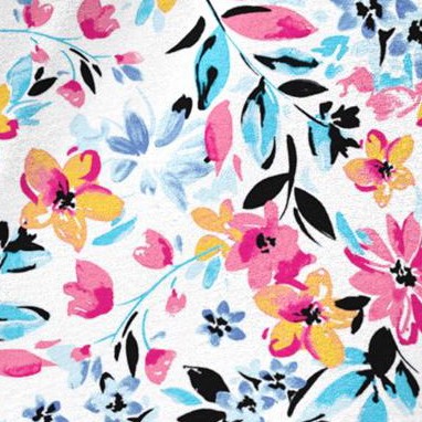 white painterly bloom