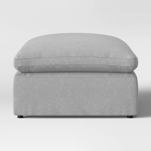 Gray ottoman hot sale target