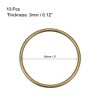 Unique Bargains Zinc Alloy Craft DIY Accessories Hardware Bag Belt O-Ring Buckles 10 Pcs - 2 of 3