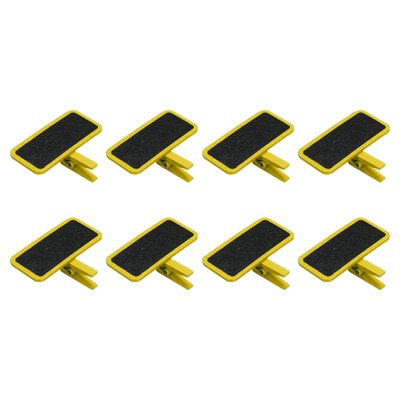 Unique Bargains Wood Smooth Wedding Party Clip Design Chalkboard Orange 20 Pcs