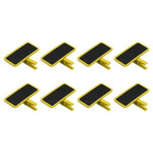 Unique Bargains Wood Smooth Wedding Party Clip Design Chalkboard Orange 20 Pcs - 1 of 4