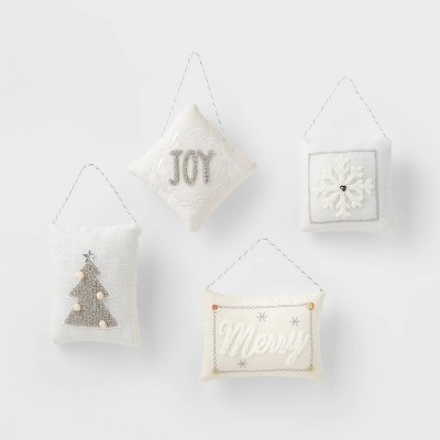 4pk Pillow Christmas Tree Ornaments - Wondershop™