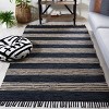 Vintage Leather W/ Fringes VTL601 Hand Woven Indoor Rugs - Safavieh - 2 of 4