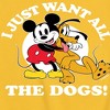 Boys' - Disney - Mickey Pluto Just Want All Dogs Short Sleeve Graphic T-Shirt - 2 of 4