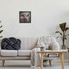 Stupell Industries Highland Cow with Daisies Black Framed Giclee Art - 2 of 4