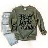 Weird Girls Club Distressed - Women's Graphic Sweatshirt - 2 of 4