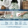 8x10 Green Floral Rug, Large Machine Washable Carpet with Non-Slip Backing, Low Pile Area Rug for Living Room Bedroom Farmhouse Style - 4 of 4
