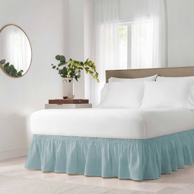 Sage green outlet bed skirt queen