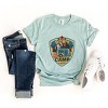 Simply Sage Market Born To Camp Badge Short Sleeve Tee - 3 of 4