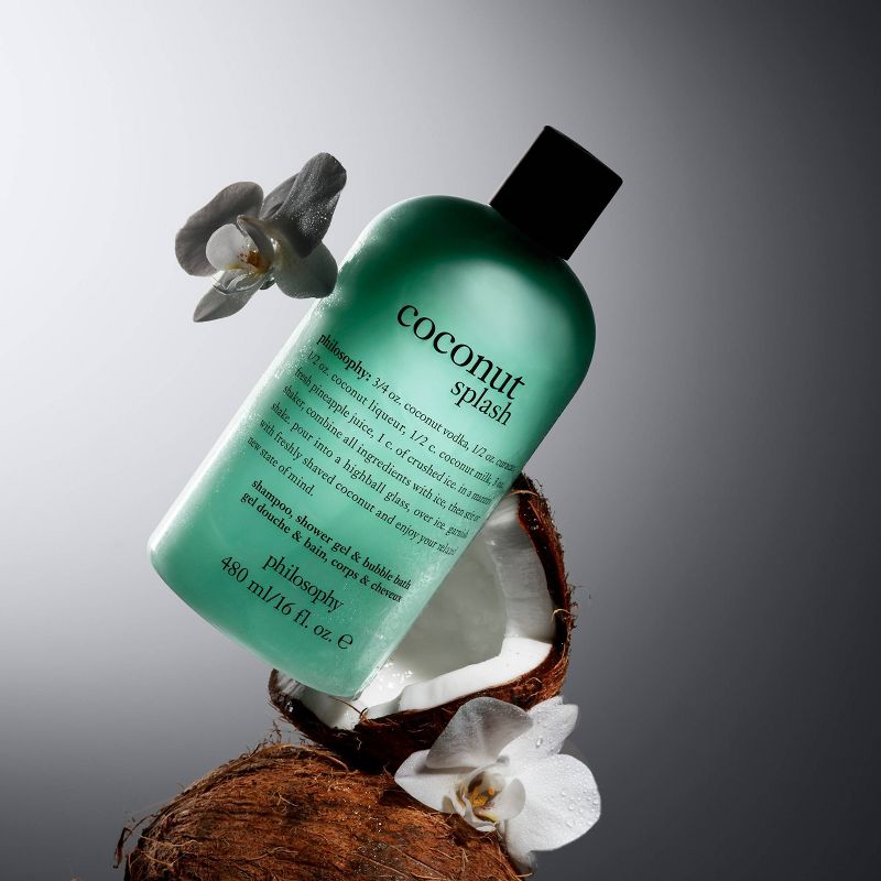 philosophy Coconut Splash Shampoo + Shower Gel &#38; Bubble Bath - 16 fl oz - Ulta Beauty, 5 of 8