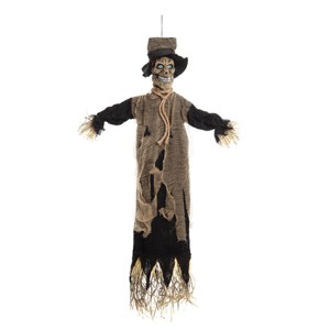 Gallerie II 43" Hanging Scarecrow Halloween Decor - 1 of 2