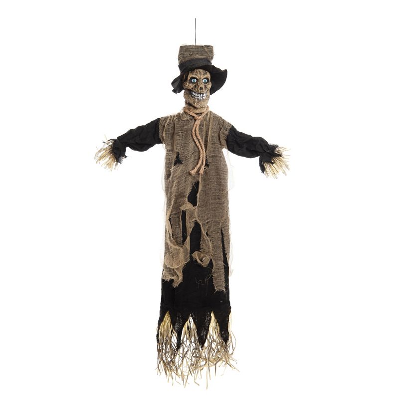 Gallerie II 43" Hanging Scarecrow Halloween Decor, 1 of 3