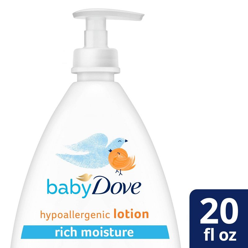 Baby Dove Rich Moisture Sensitive Skin Hypoallergenic Lotion - 20 fl oz, 1 of 15